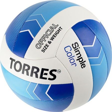 Купить Мяч волейбольный Torres Simple Color любительский р.5 в Бокситогорске 